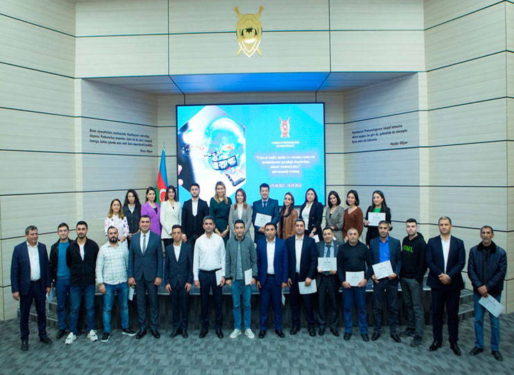 Jurnalistlər və qeyri-hökumət təşkilatlarının nümayəndələri üçün treninq 2022